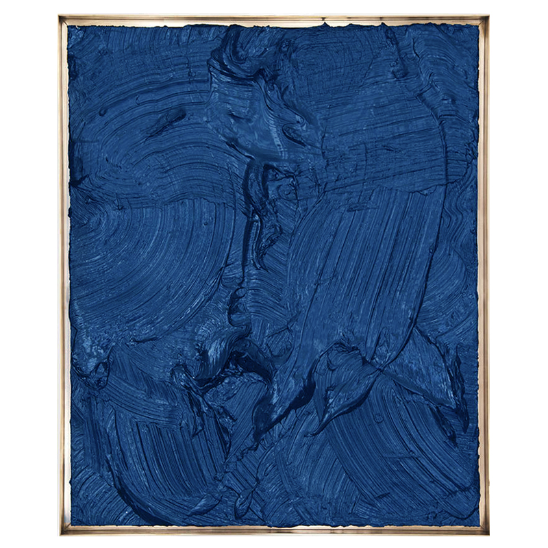 MIDNIGHT TIDE Blue Color Арт-Объект на стену Синий Латунь MIDNIGHT TIDE Blue Color Арт-Объект на стену Синий Латунь в Екатеринбурге | Loft Concept