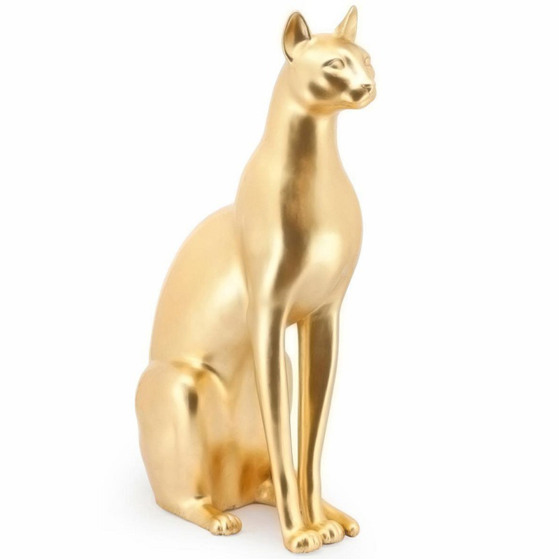 Статуэтка Abhika Egyptian Cat Gold Золотой в Екатеринбурге | Loft Concept 