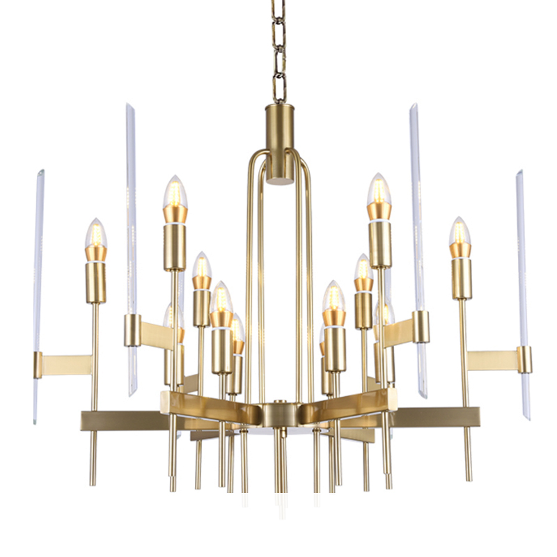 Bari Light Chandelier Aged Brass Золотой в Екатеринбурге | Loft Concept 