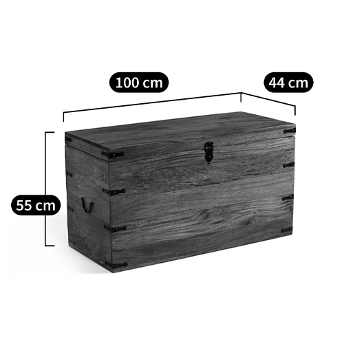 Деревянный сундук из массива манго Mango Wooden Chest Brown в Екатеринбурге