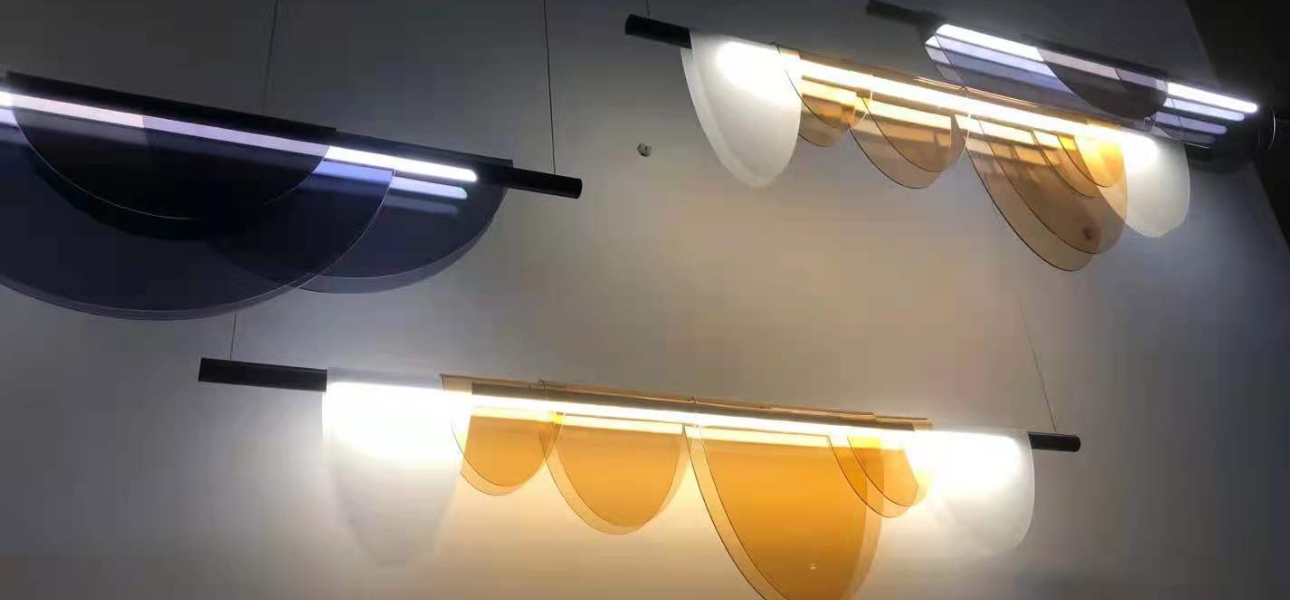 Светодиодный Дизайнерский светильник DALI Tonin Casa Серое стекло - фото