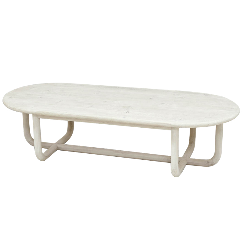 Кофейный стол Mathis Wood Coffee Table ivory ( слоновая кость ) в Екатеринбурге | Loft Concept 