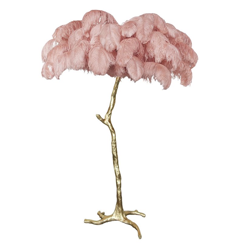 Торшер страусиные перья Feather Lamp A MODERN GRAND TOUR Розовый пастельный Белый Черный Серый Сливовый (Plum) Латунь Торшер страусиные перья Feather Lamp A MODERN GRAND TOUR Розовый пастельный Белый Черный Серый Сливовый (Plum) Латунь в Екатеринбурге | Loft Concept