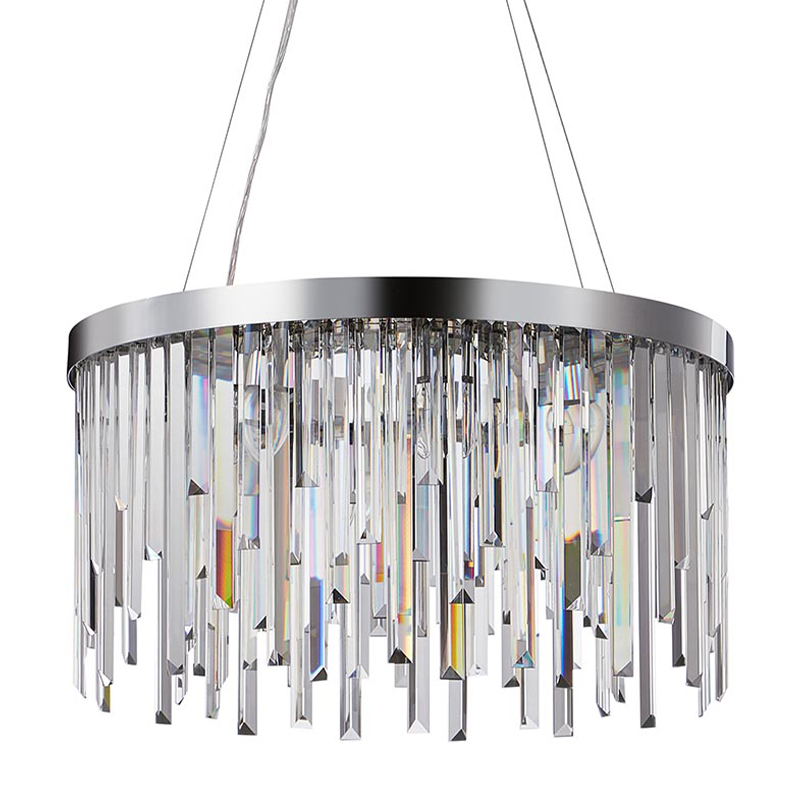 Люстра Bennett Chandelier chrome 60 Хром Прозрачный в Екатеринбурге | Loft Concept 