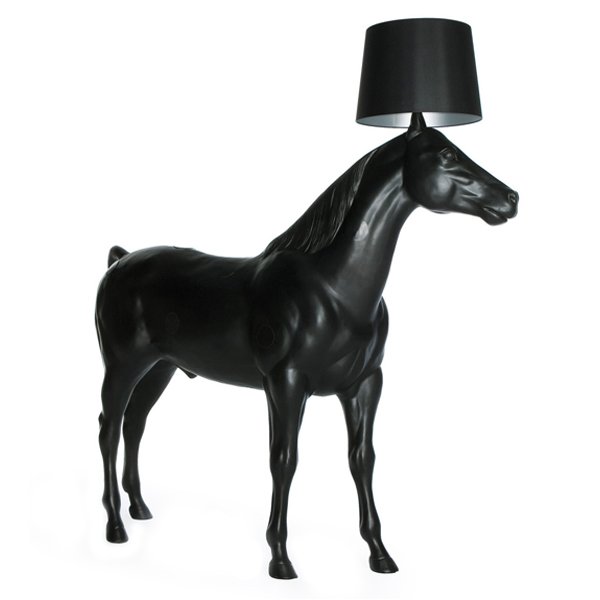 Торшер Moooi Horse Lamp Черный матовый в Екатеринбурге | Loft Concept 