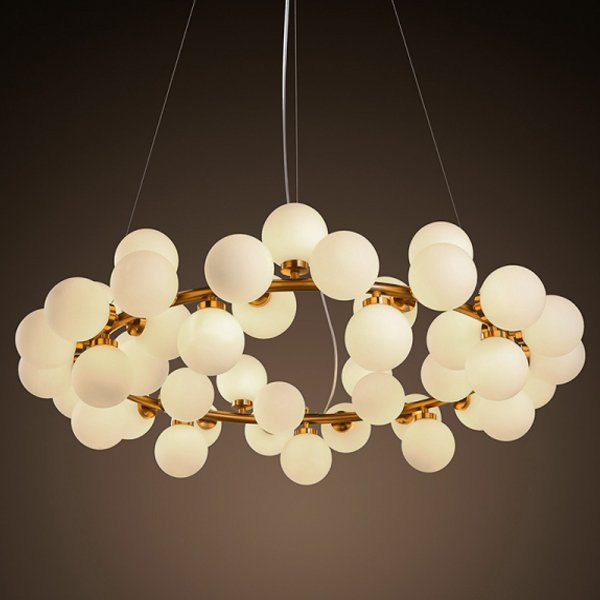 Люстра Milk Bubble Round Chandelier  в Екатеринбурге | Loft Concept 