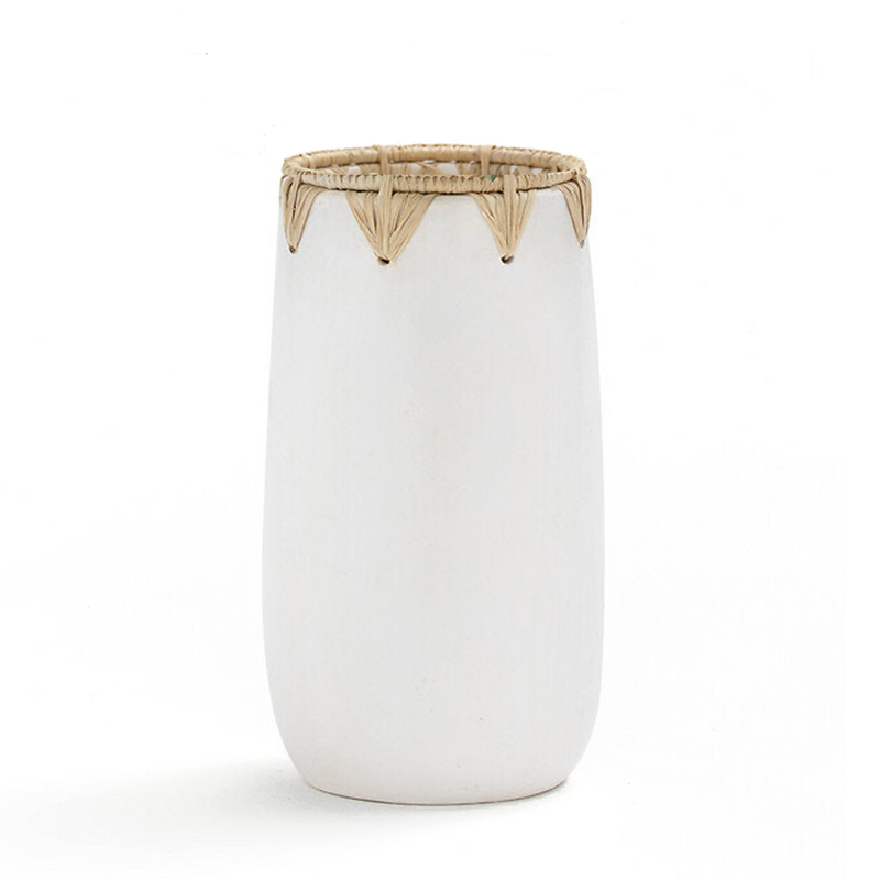 Ваза Ceramic Vase white D13 Белый в Екатеринбурге | Loft Concept 