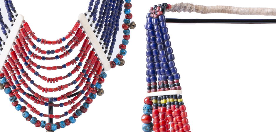 Этническое ожерелье на подставке Line Beads Этническое ожерелье на подставке Line Beads - Loft-Concept в Екатеринбурге
