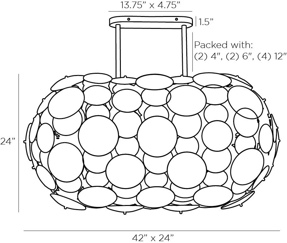 Люстра Arteriors NEBULA CHANDELIER в Екатеринбурге