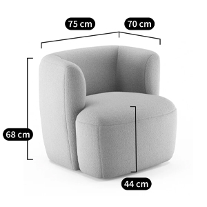 Кресло Ivy Boucle Collection Armchair в Екатеринбурге