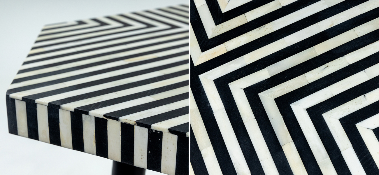 Приставной столик Bone Inlay - фото