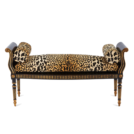 Оттоманка Attina Leopard Bench Мульти в Екатеринбурге | Loft Concept 