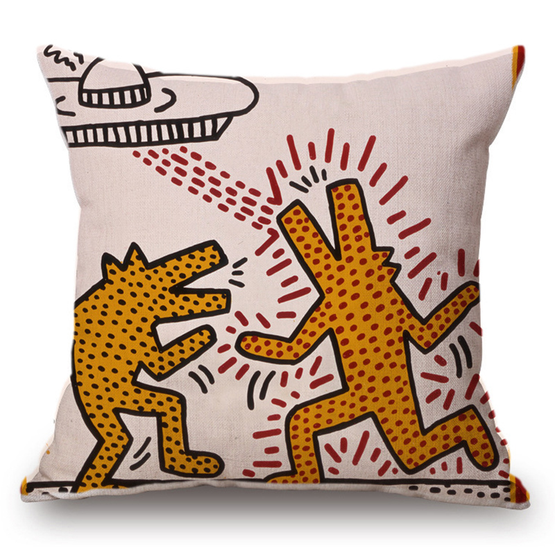 Подушка Keith Haring 9 Мульти в Екатеринбурге | Loft Concept 