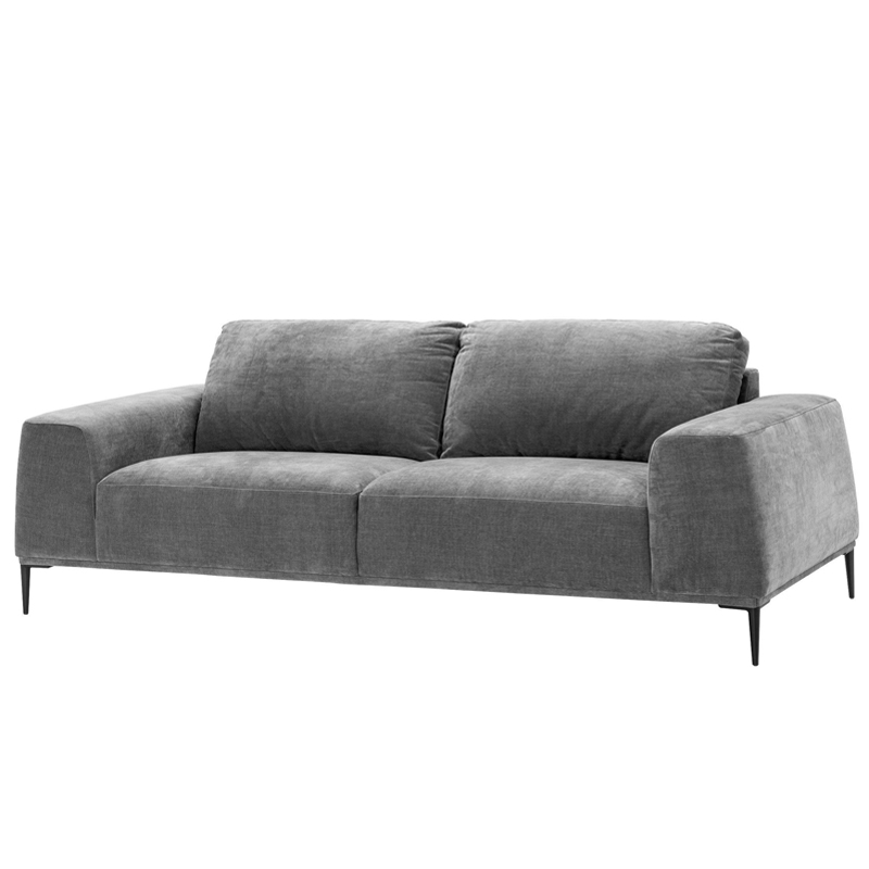 Диван Eichholtz Sofa Montado grey Серый Черный в Екатеринбурге | Loft Concept 