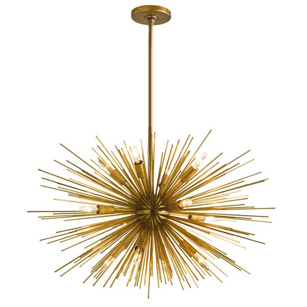 Люстра ASTRA Chandelier Sputnik Brass Золотой в Екатеринбурге | Loft Concept 