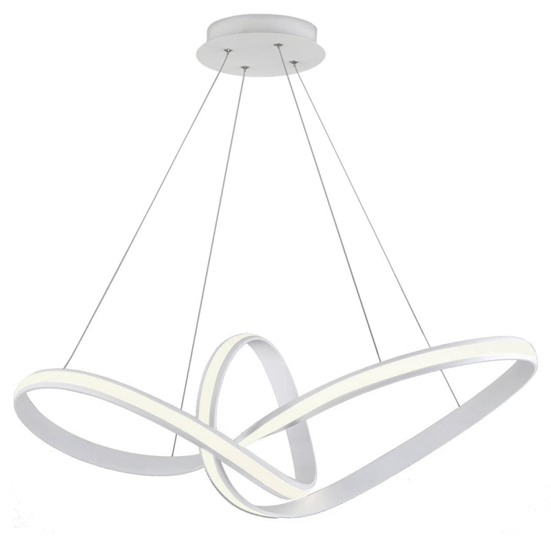 Люстра Mobius Strip White Chandelier Белый в Екатеринбурге | Loft Concept 