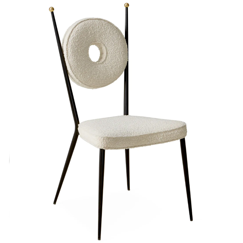 Стул Jonathan Adler Rondo Dining Chair ivory ( слоновая кость ) в Екатеринбурге | Loft Concept 