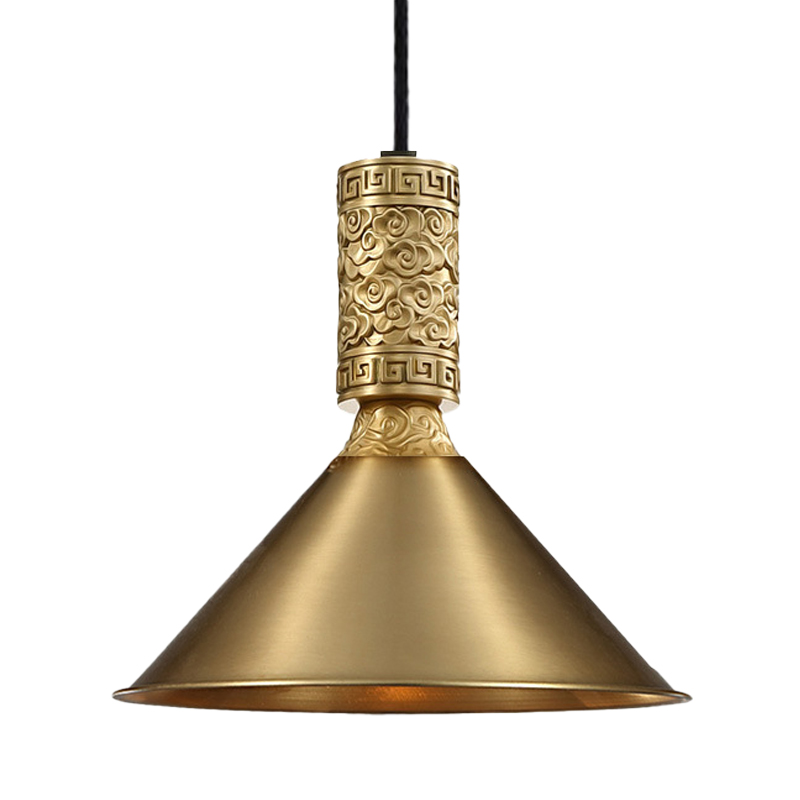 Подвесной светильник Yun Metal Lamp Латунь в Екатеринбурге | Loft Concept 