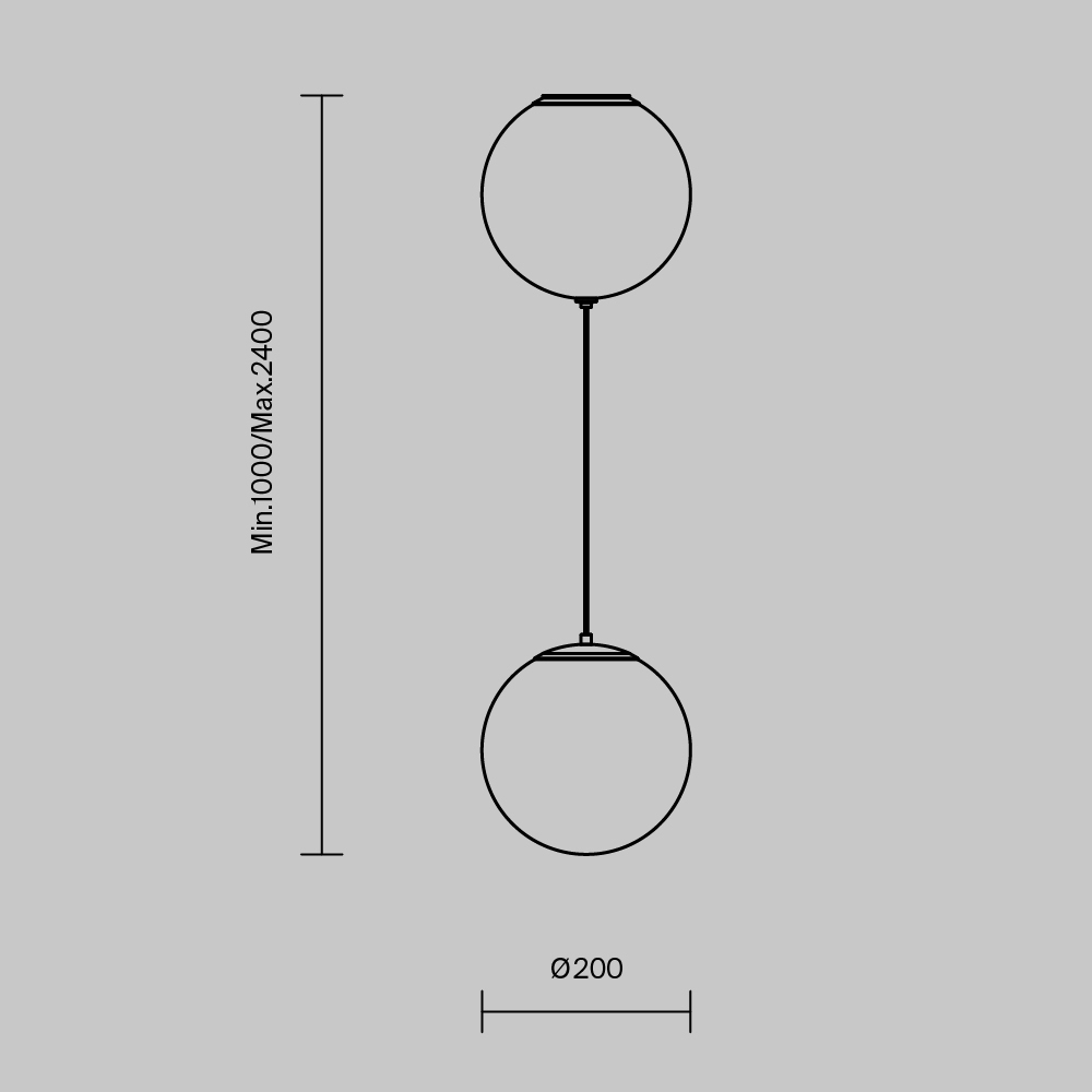 Подвесной светильник Twins 20Вт 3000К в Екатеринбурге