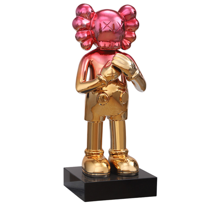 Статуэтка KAWS Gradient Gold Red on stand Золотой Красный в Екатеринбурге | Loft Concept 