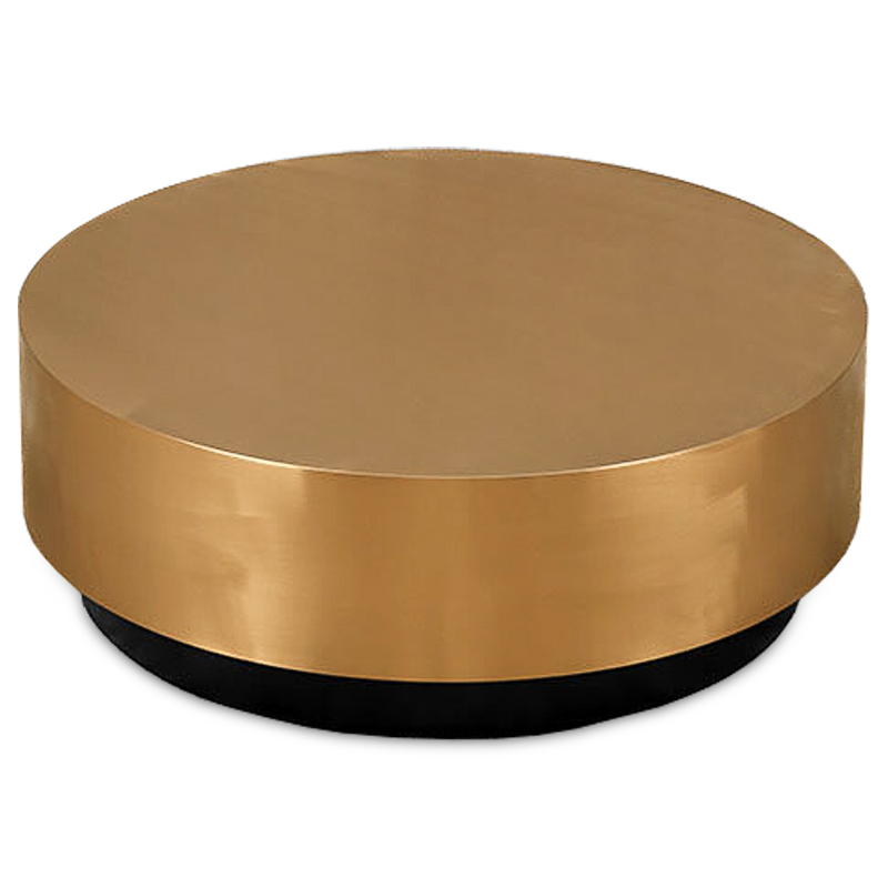 Кофейный столик Gold Washer Coffee Table Золотой Черный в Екатеринбурге | Loft Concept 