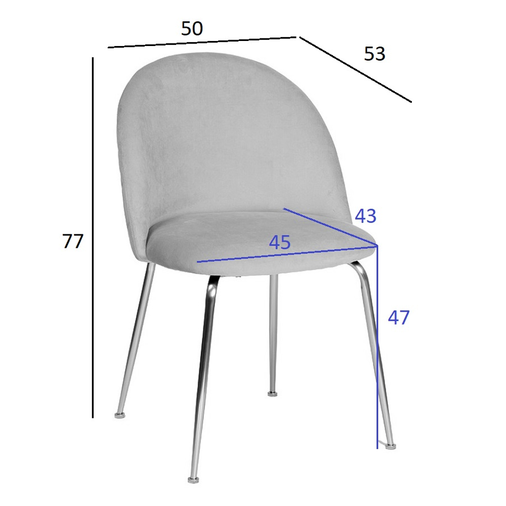 Стул велюровый хаки на золотистых металлических ножках Vendramin Chair в Екатеринбурге