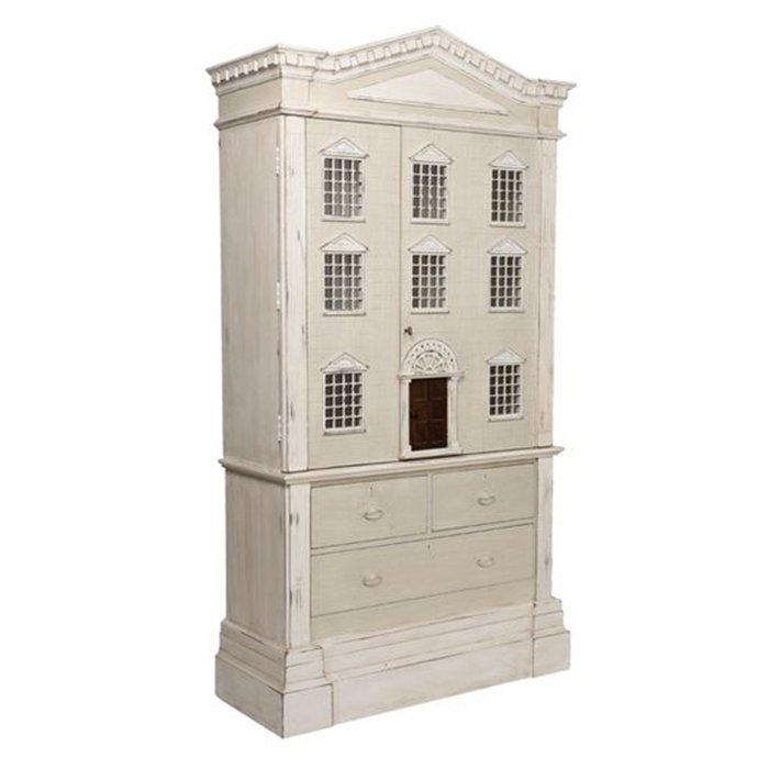 Шкаф "кукольный домик" Dolls House Cabinet ivory ( слоновая кость ) в Екатеринбурге | Loft Concept 