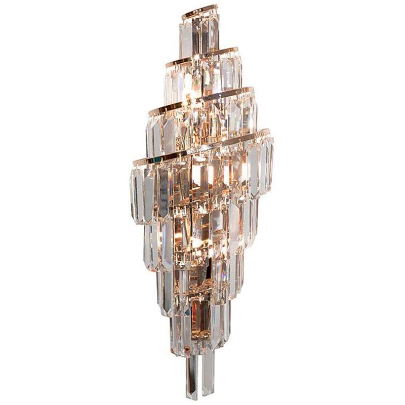 Бра Odeon Cascade Wall Lamp Gold 55 Золотой Прозрачное Стекло в Екатеринбурге | Loft Concept 