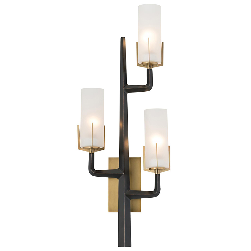 Бра Arteriors GRIFFIN SCONCE Черный Латунь Белый в Екатеринбурге | Loft Concept 