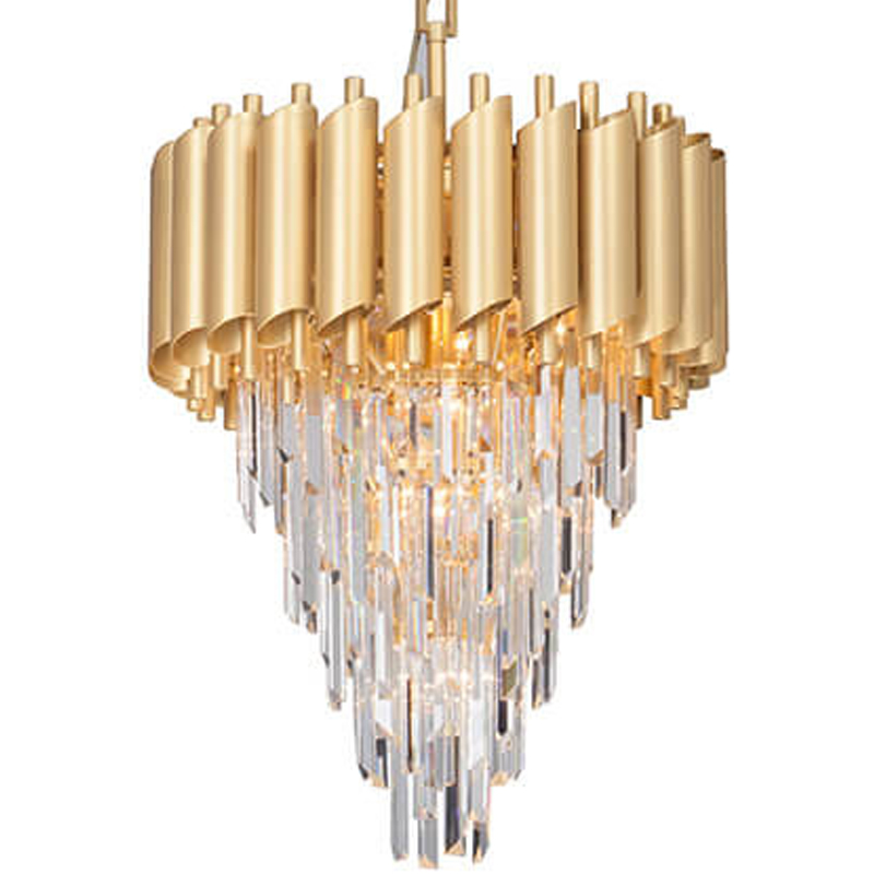 Empire Gold Chandelier Crystal D 50 Глянцевое золото в Екатеринбурге | Loft Concept 