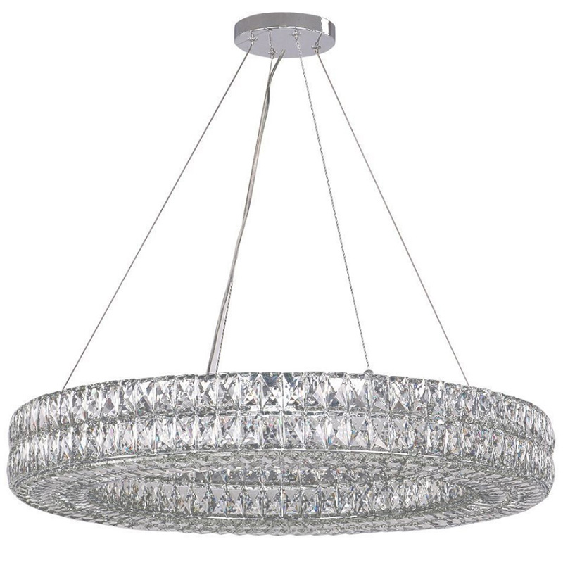 Люстра Crystal Regena Chrome Chandelier 17 Хром Прозрачный (Transparent) в Екатеринбурге | Loft Concept 