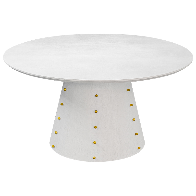 Las Vegas Table White Burl Обеденный Стол ivory ( слоновая кость ) Золотой в Екатеринбурге | Loft Concept 