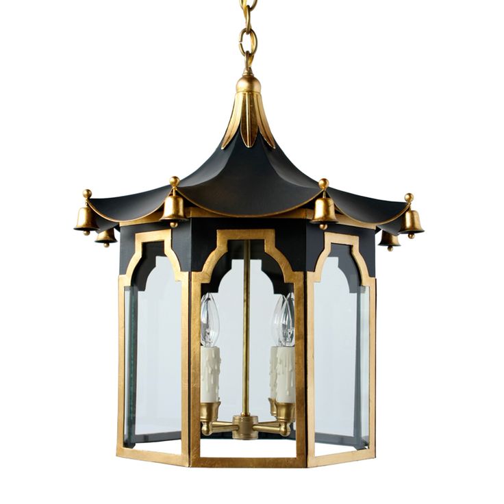 Люстра Pendant Lamp Chinese Pagoda Черный Золотой в Екатеринбурге | Loft Concept 