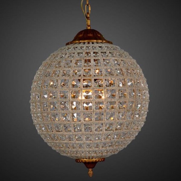 Люстра RH 19th c. Casbah Crystal Pendant 45 Темная бронза винтаж в Екатеринбурге | Loft Concept 