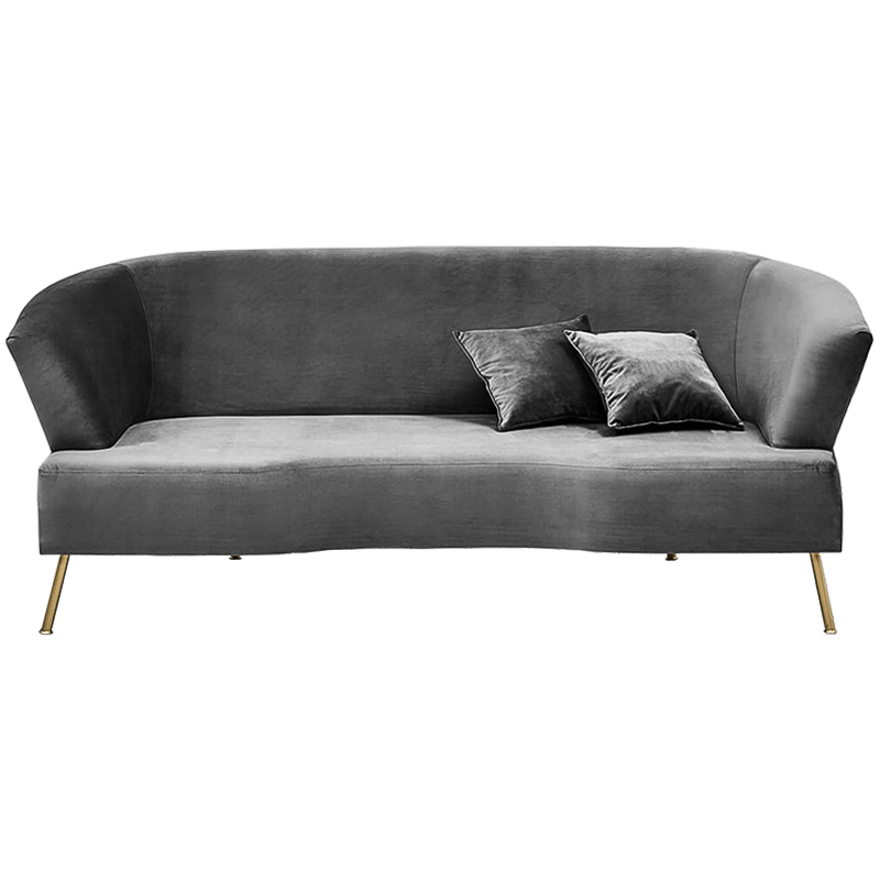 Диван Isis Sofa Gray Серый Золотой в Екатеринбурге | Loft Concept 