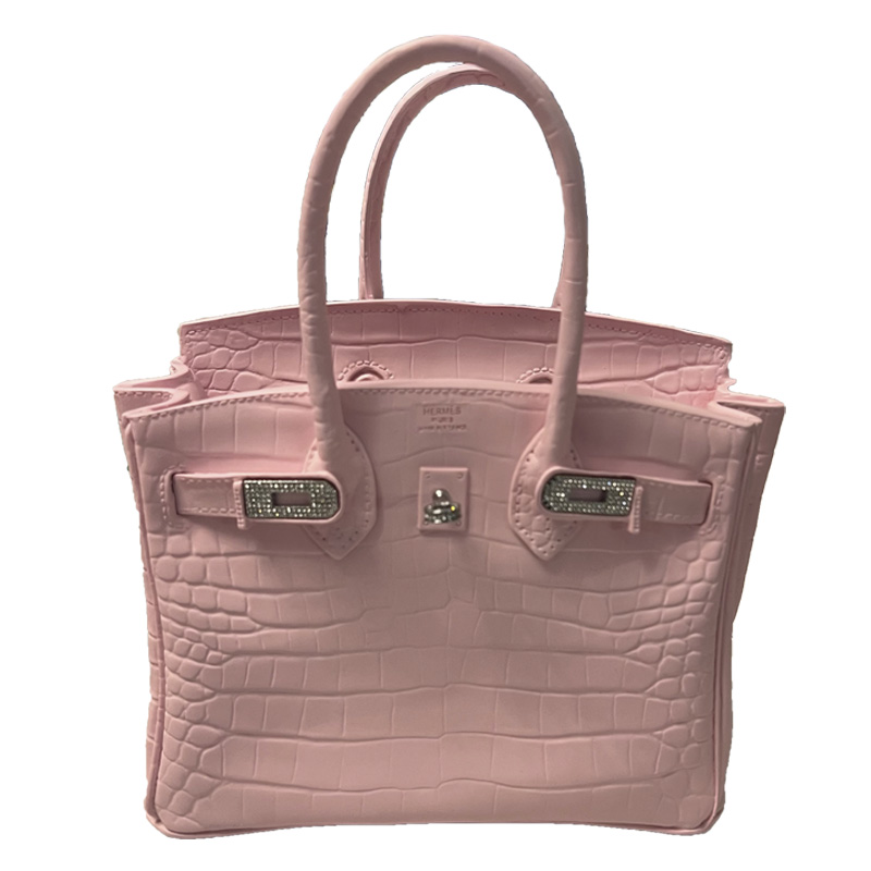 Декоративная ваза в виде сумки Birkin Bag Vase Pink Розовый в Екатеринбурге | Loft Concept 