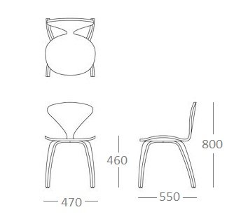 Стул Cherner Side Chair в Екатеринбурге