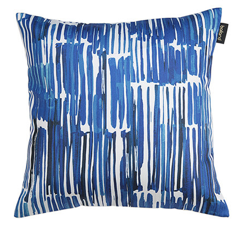 Подушка Pillow Indigo blue Синий Белый в Екатеринбурге | Loft Concept 