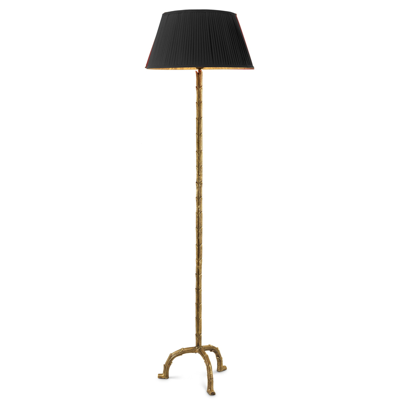 Торшер Eichholtz Floor Lamp Le Coultre Винтажная латунь Черный в Екатеринбурге | Loft Concept 