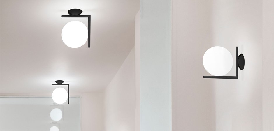 Бра Flos IC Lights C/W Black - Loft-Concept в Екатеринбурге