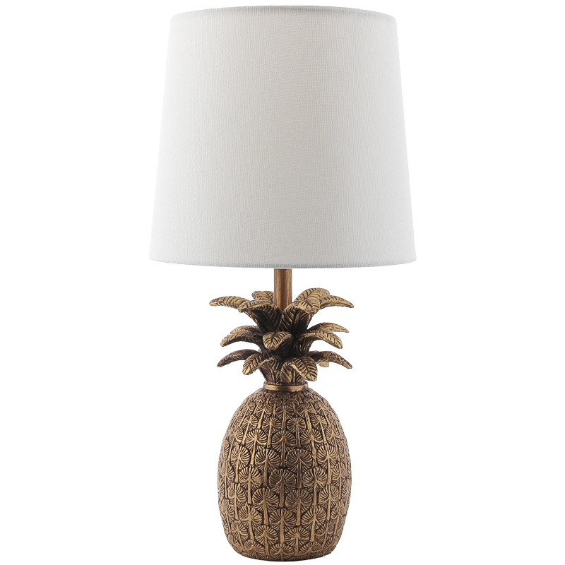 Настольная лампа Pineapple Table lamp Белый Золотой в Екатеринбурге | Loft Concept 