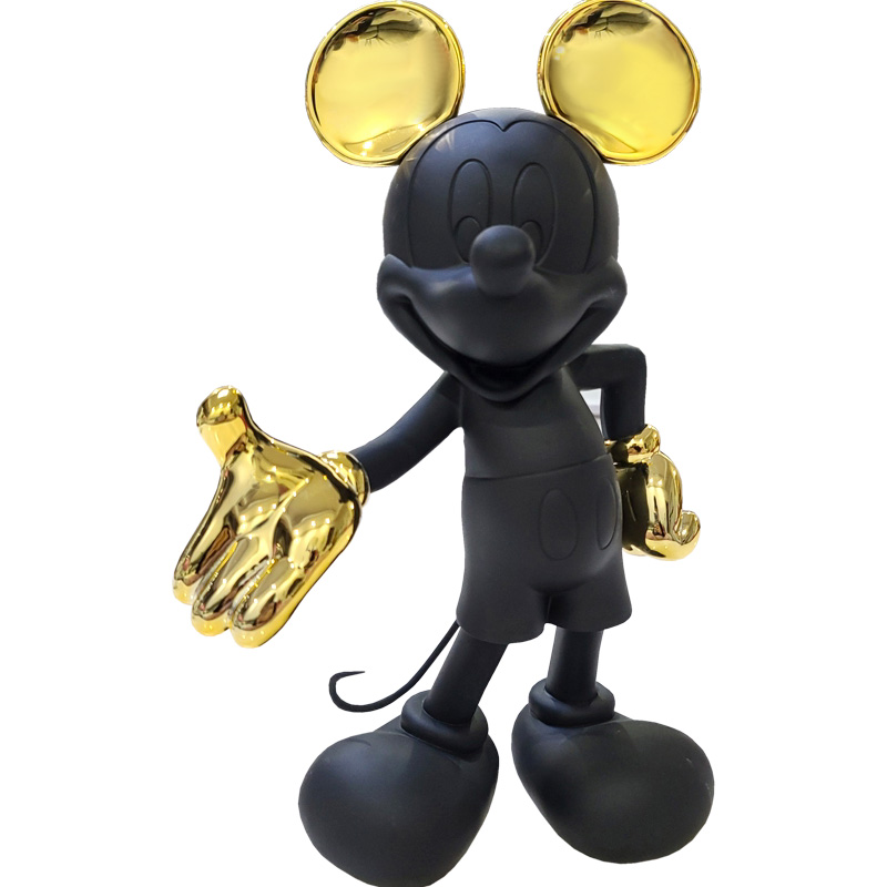 Статуэтка Mickey Mouse statuette black Черный Глянцевое золото в Екатеринбурге | Loft Concept 