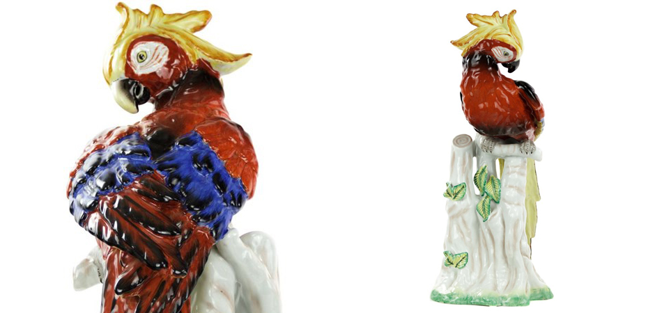 Статуэтка Porcelain Red Parrot Статуэтка Porcelain Red Parrot - Loft-Concept в Екатеринбурге