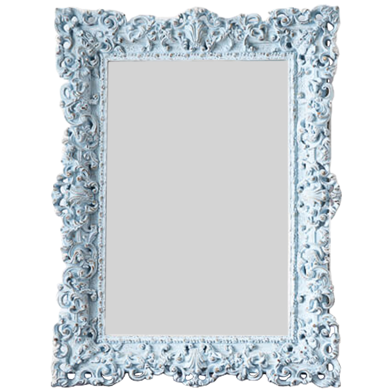 Зеркало Leeuw Mirror Pastel Blue Винтажный голубой в Екатеринбурге | Loft Concept 