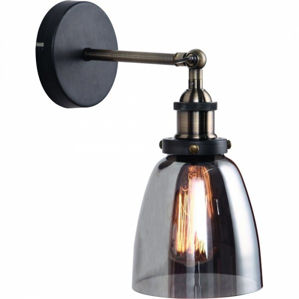 Бра Smoke Glass cloche Wall Lamp  в Екатеринбурге | Loft Concept 