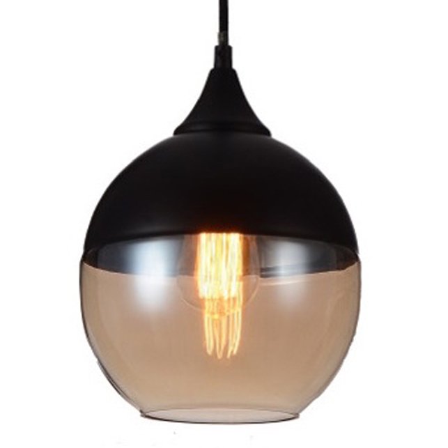 Подвесной светильник Smoke Glass Light Pendant Sphere  в Екатеринбурге | Loft Concept 