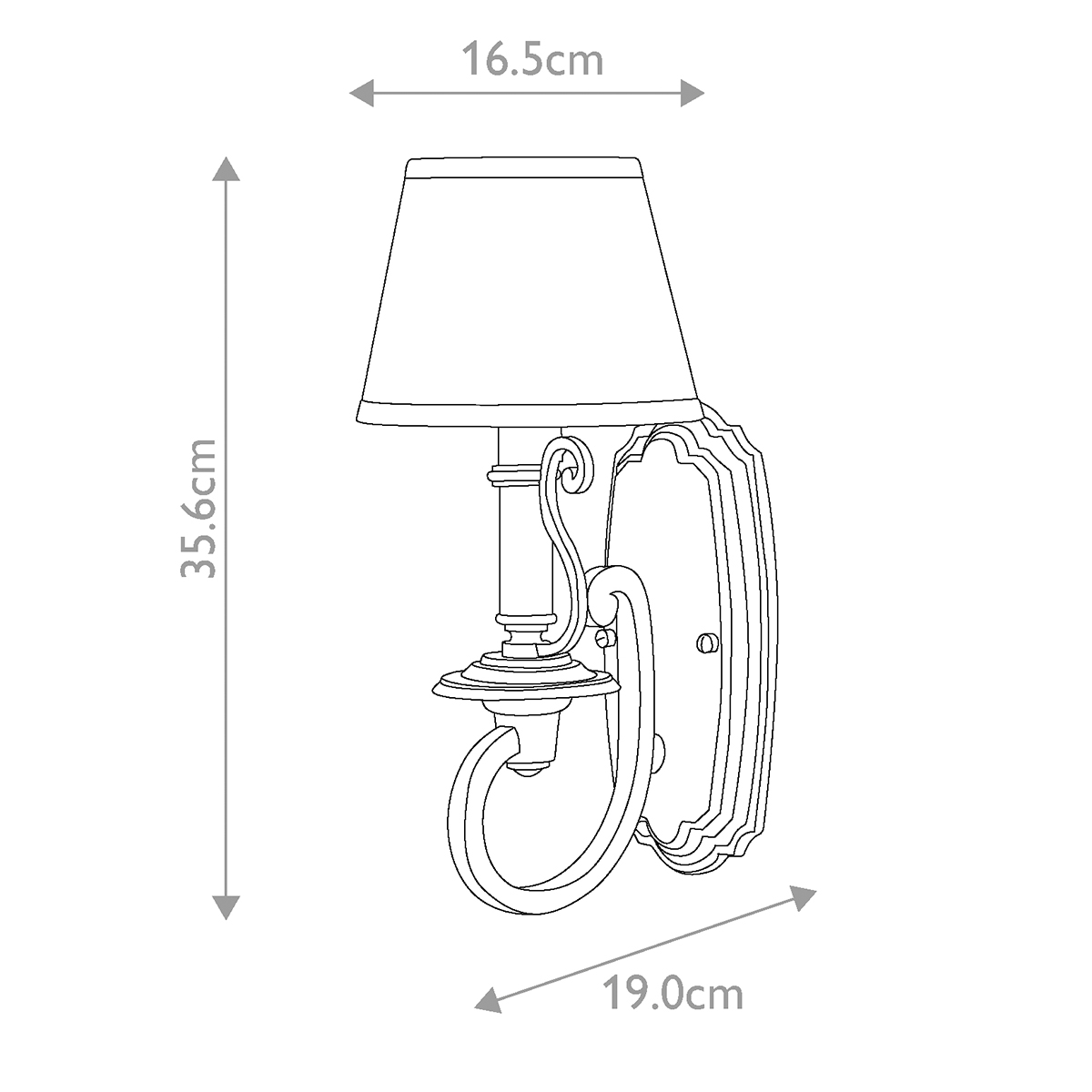 Бра бронзового цвета со светло-янтарным абажуром из органзы Hinkley в Екатеринбурге