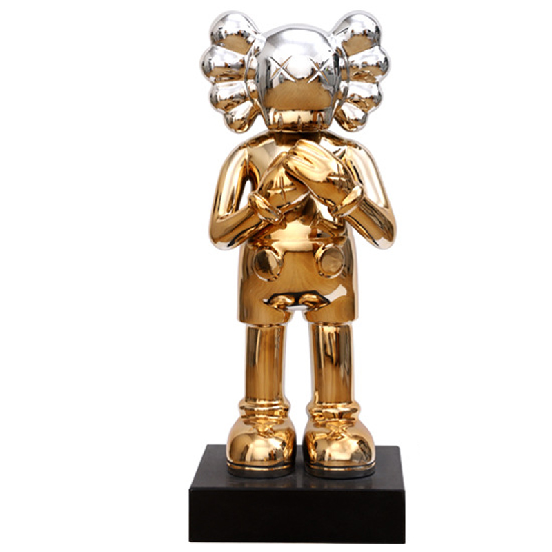 Статуэтка KAWS Gradient Gold Silver on stand Золотой Серебряный в Екатеринбурге | Loft Concept 