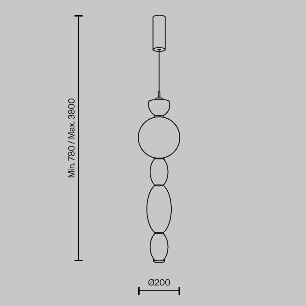 Подвесной светильник Adore LED 3000K 17Bт в Екатеринбурге