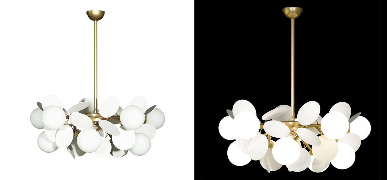 Люстра MATISSE Chandelier White 10 ламп - фото №1